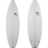 Nic-Off 1 performance short board with white spray