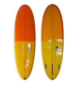 Orange & Yellow Tinted Egg style funboard