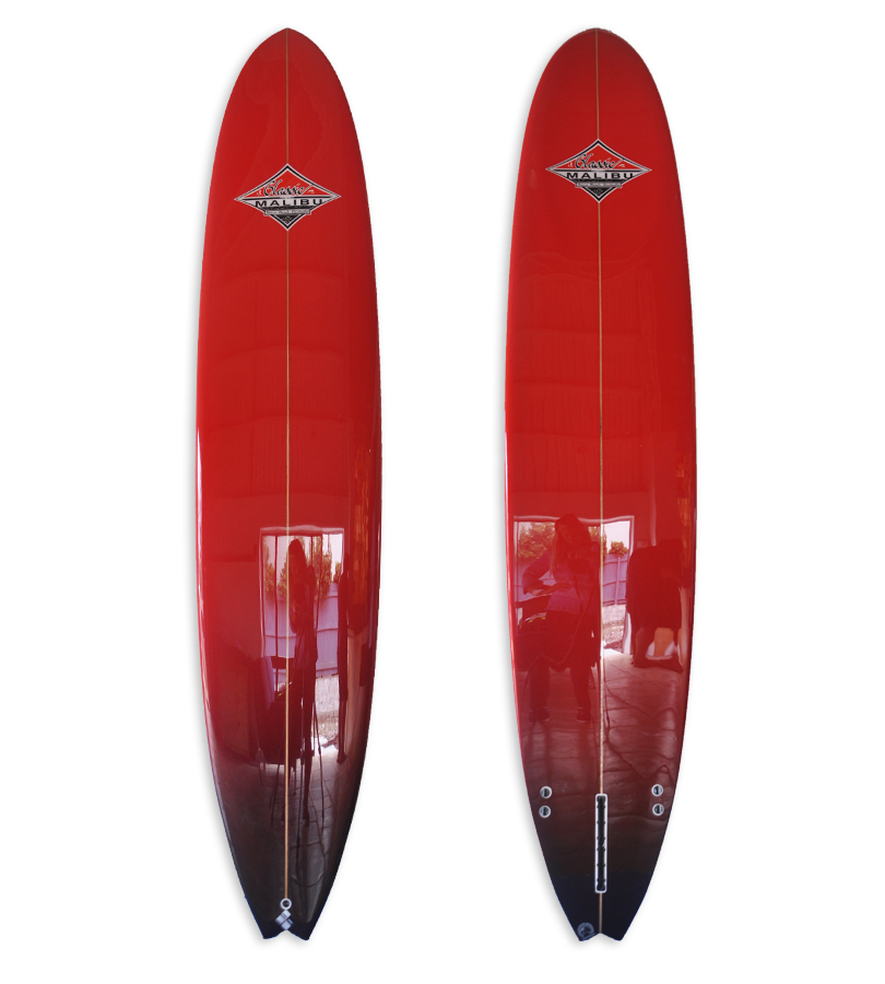 Red Polished Performance Longboard