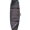 Classic Malibu - Double Coffin Shortboard: Fish Cover SCSB05 Black:Blue